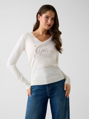 Slim-fit V-neck sweater