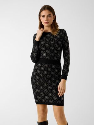 ​Crewneck sweater with 4G rhinestone