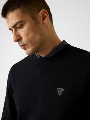 Sweatshirt with logo patch