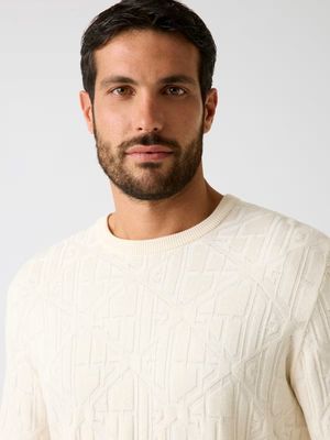Regular inlaid sweater