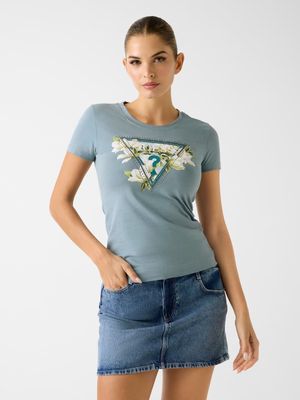 ​Slim-fit T-shirt with triangular logo