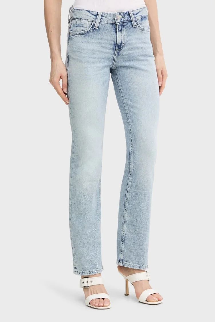 Straight mid jeans