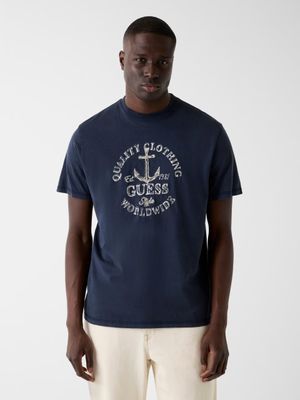 ​Regular-fit T-shirt with anchor print