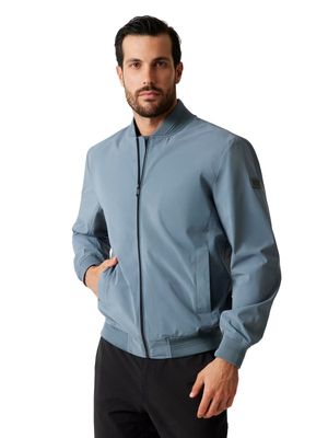 Bomber jacket in technical fabric