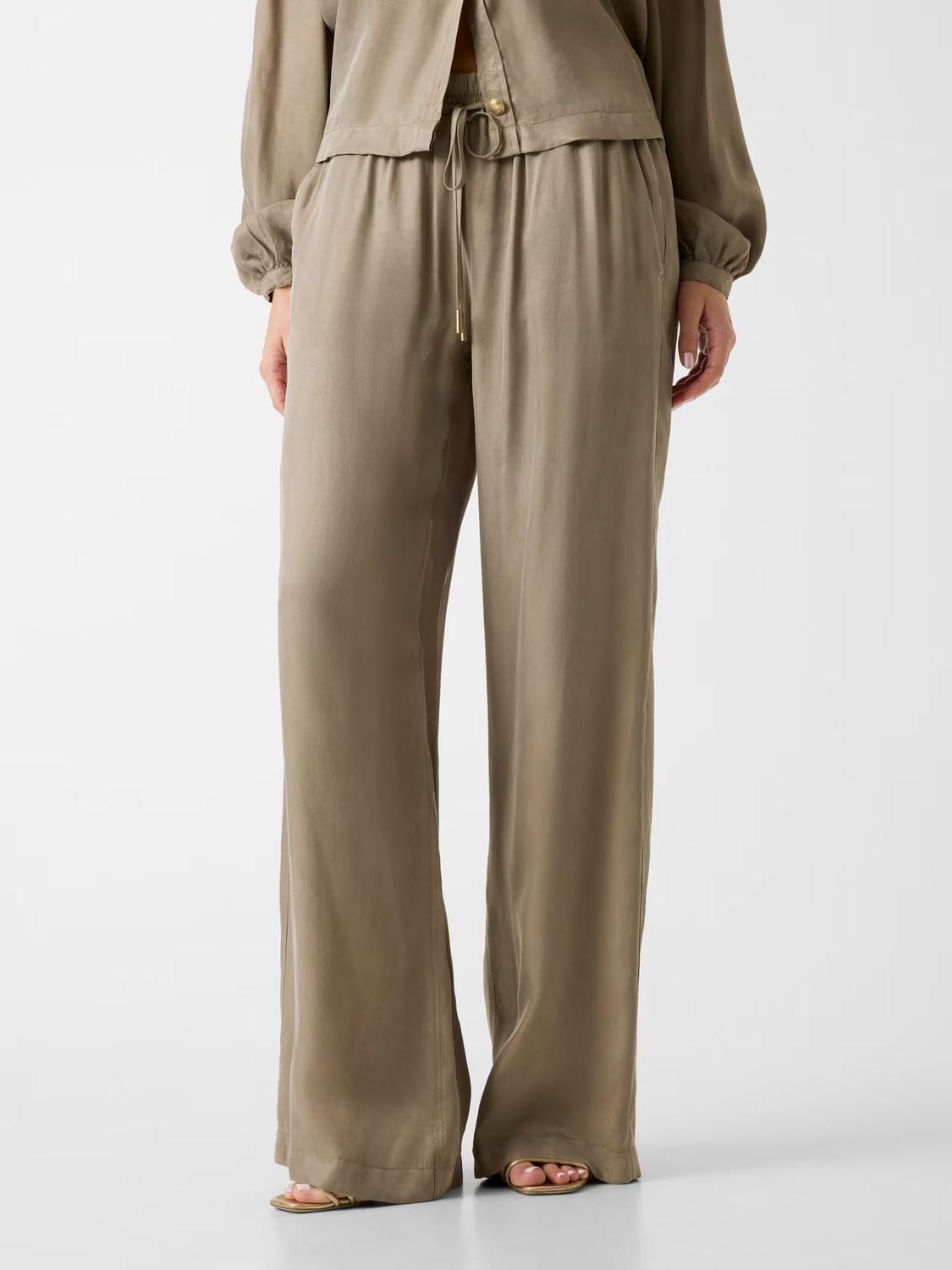 ​Regular-fit twill joggers