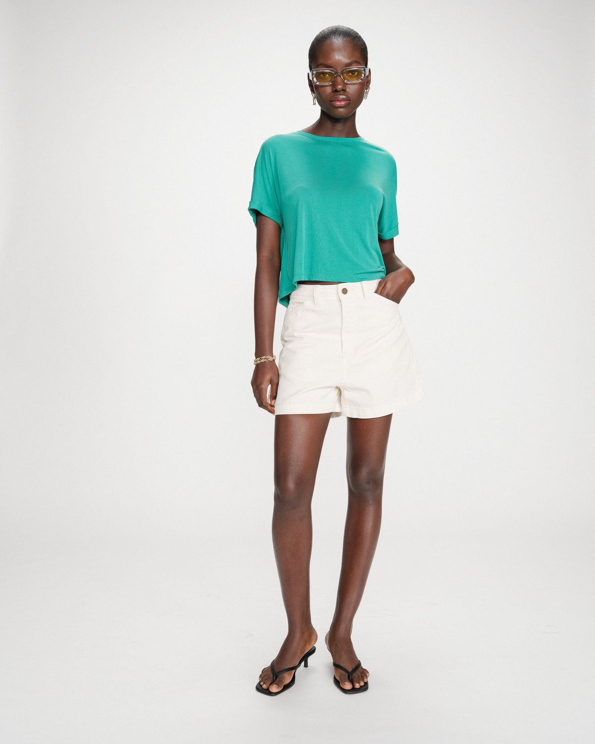 Oversized modal T-shirt