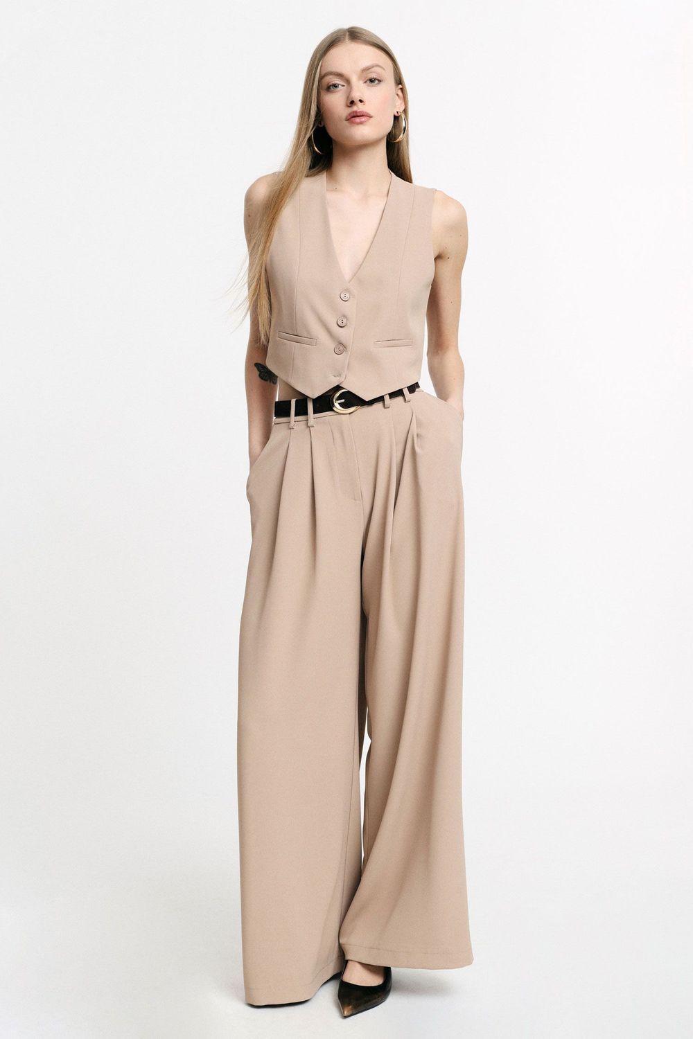 ​Palazzo pants with pleats