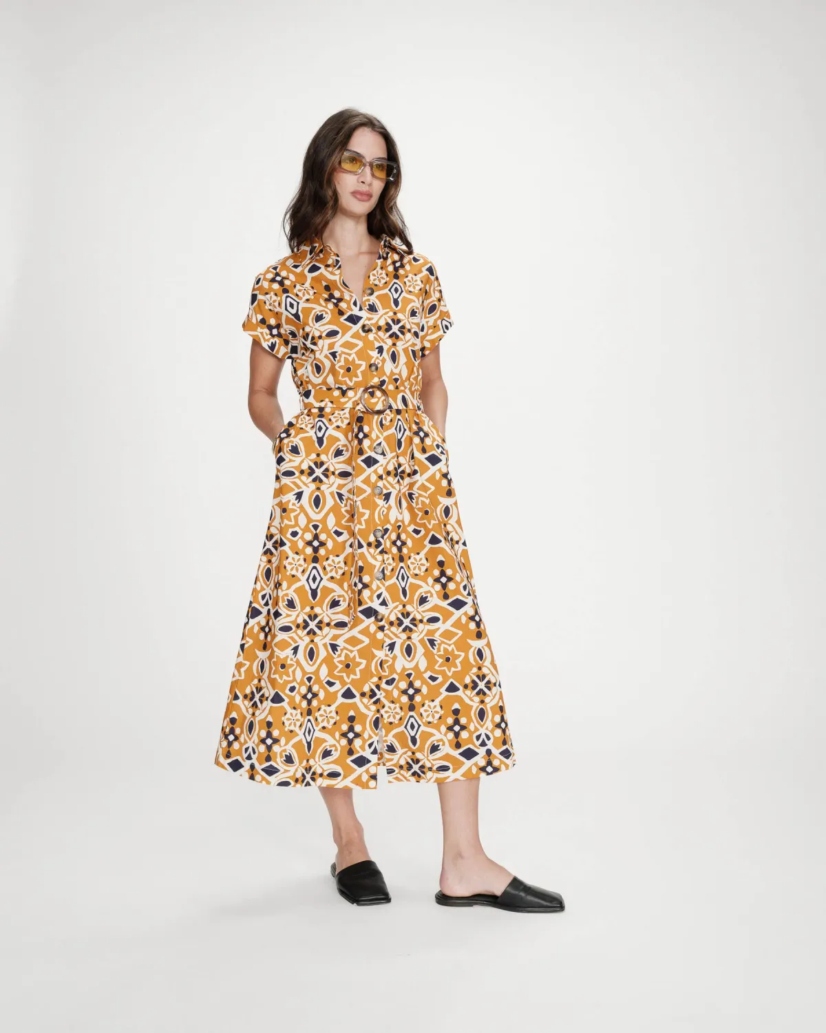 Chemisier cotton dress