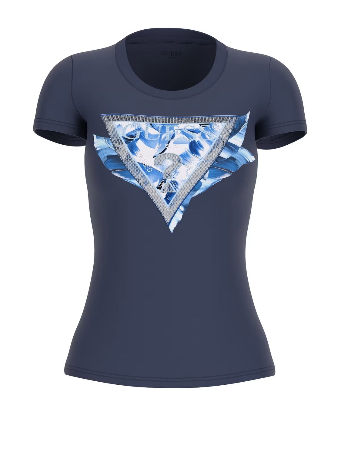 Triangle feather logo T-shirt