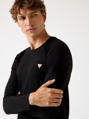Slim-fit T-shirt with long sleeves
