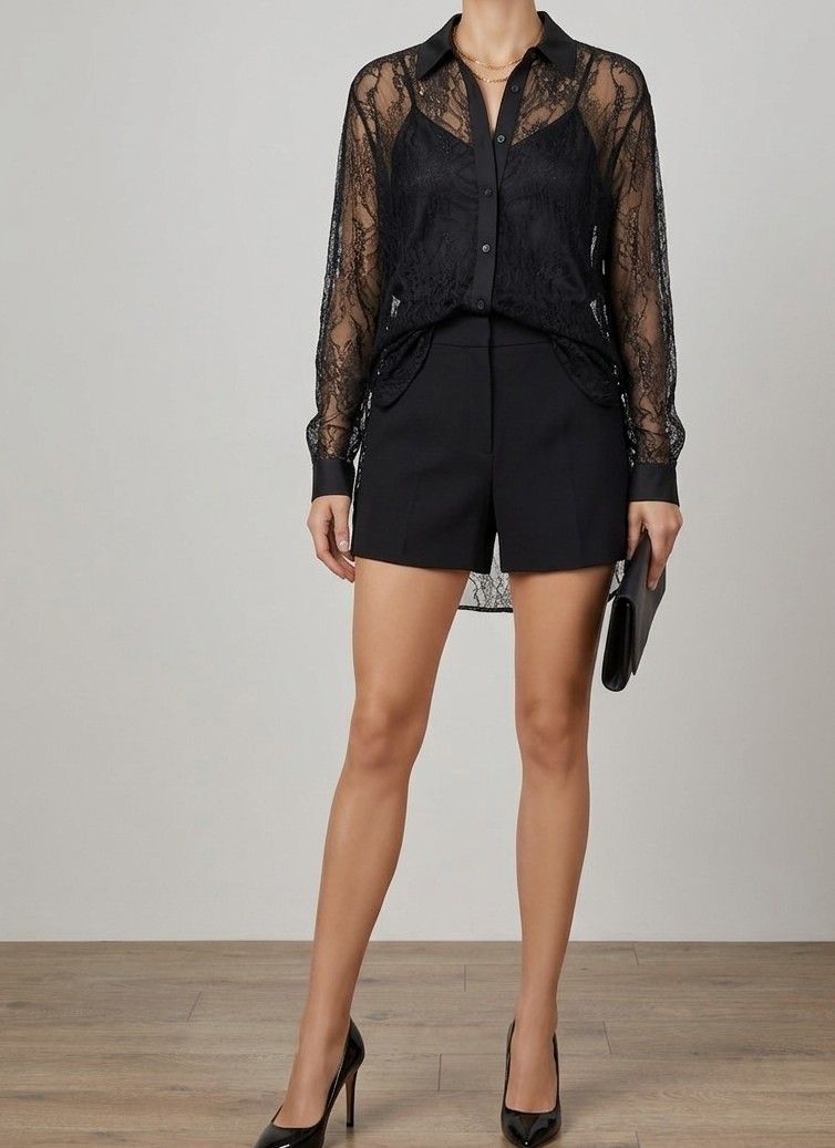 ​Long lace blouse