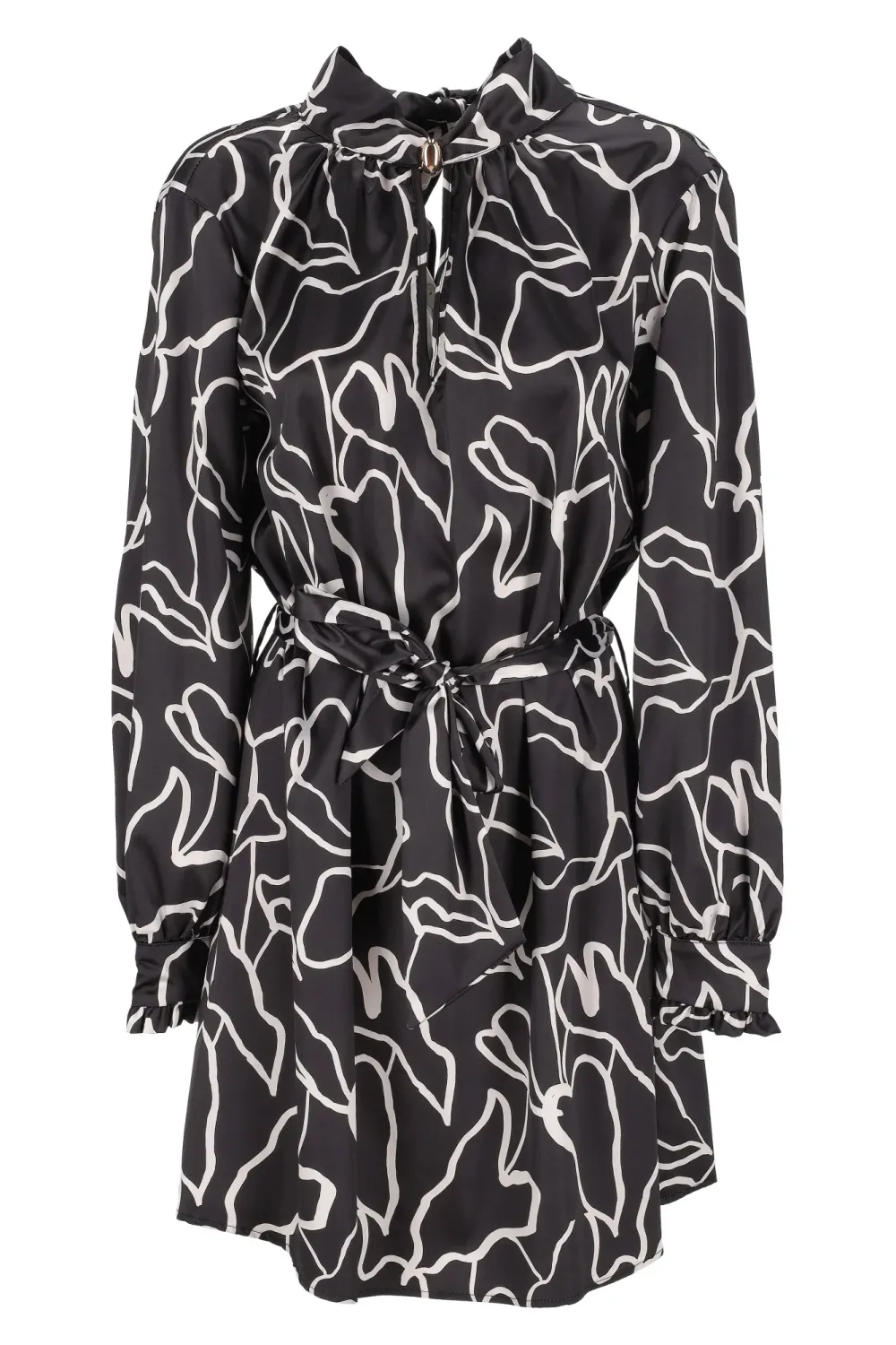 ​Straight dress with belt