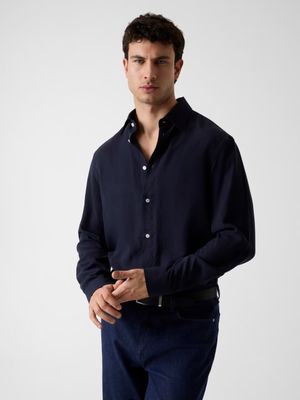 Regular-fit lyocell shirt