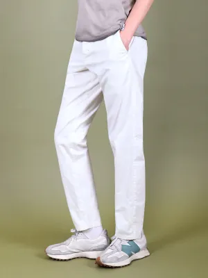 ​Slim-fit cotton and linen pants