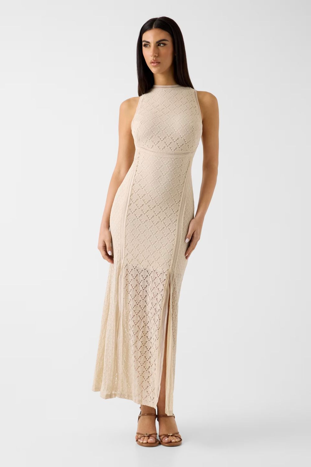 Long lace dress