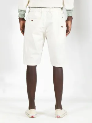 Linen blend chino Bermuda
