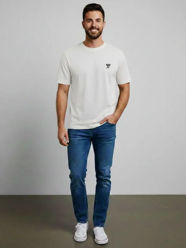 ​Regular-fit T-shirt in pure cotton