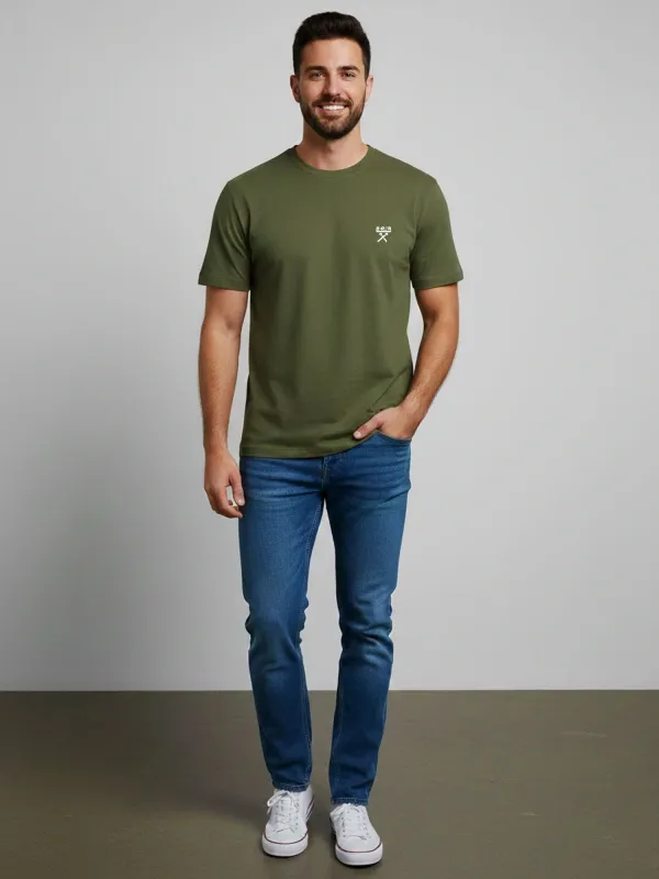 ​Regular-fit T-shirt in pure cotton