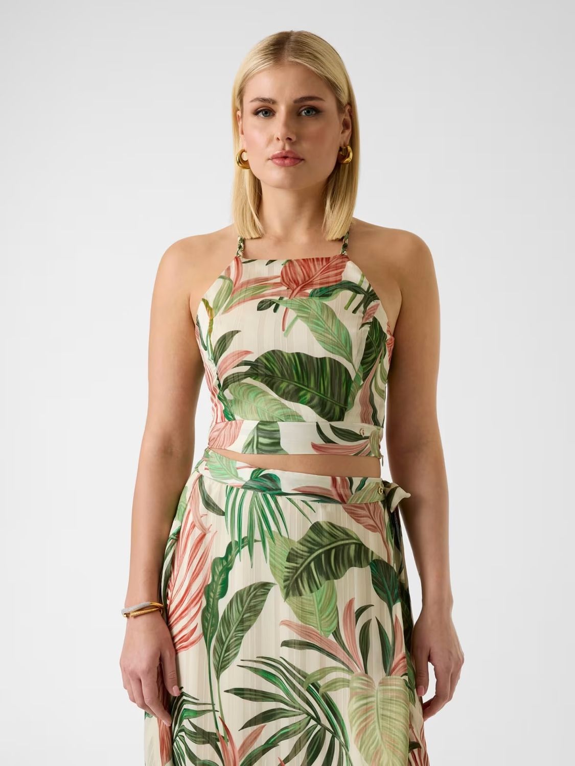 ​Floral print crop top