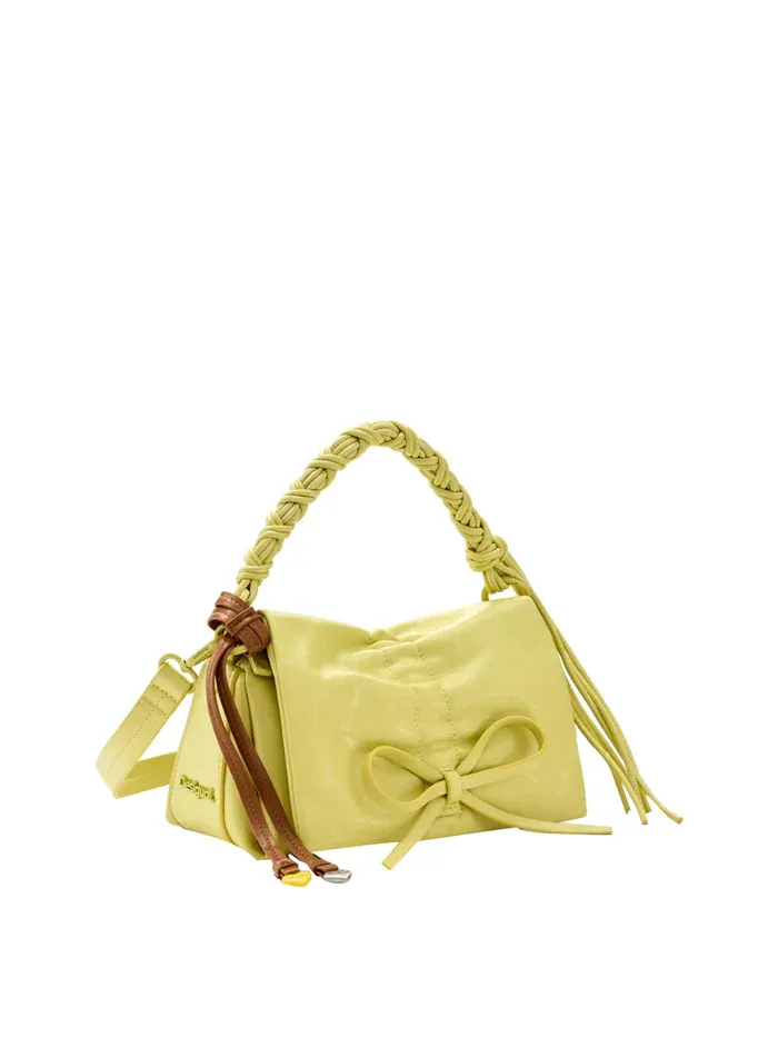 ​Faux leather handbag with bow