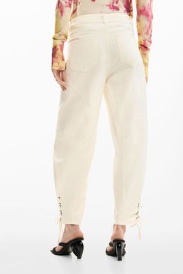 ​Denim balloon trousers