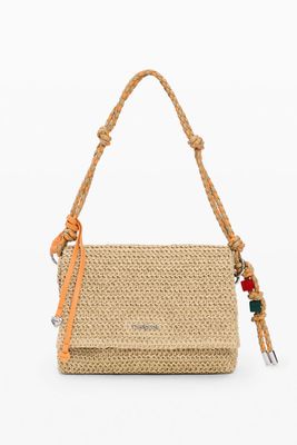 ​Oval raffia bag