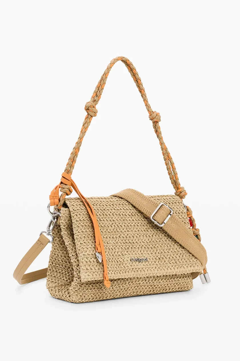 ​Oval raffia bag