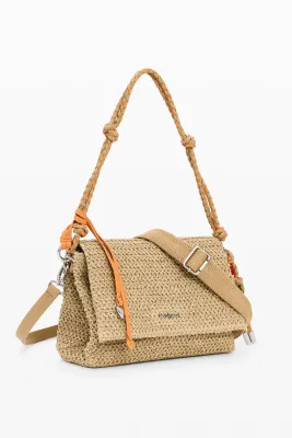 ​Oval raffia bag