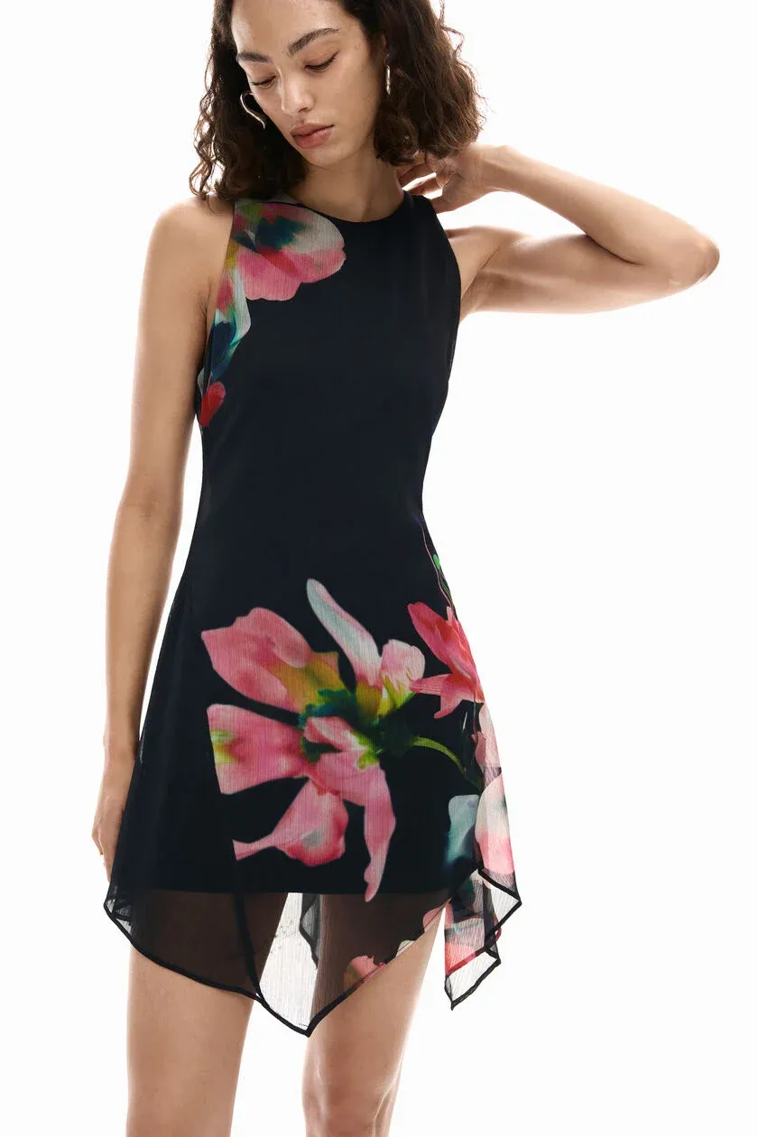 ​Short asymmetrical dress