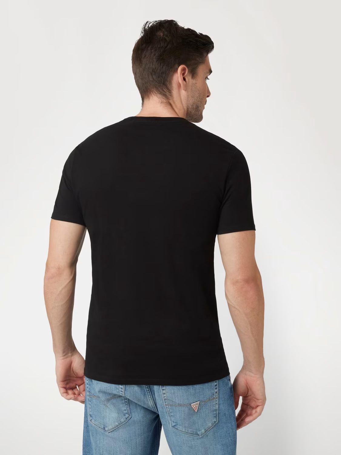 ​Slim-fit basic stretch jersey T-shirt