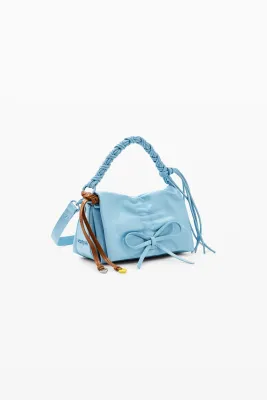 ​Faux leather handbag with bow