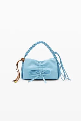 ​Faux leather handbag with bow