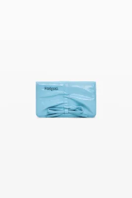 Eco leather wallet with bow