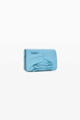 Eco leather wallet with bow