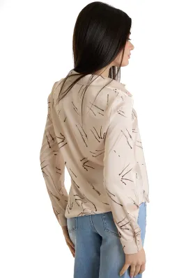 ​Regular-fit satin shirt
