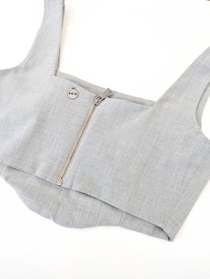 ​Cropped bustier top