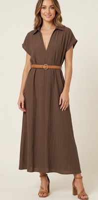 Long viscose dress
