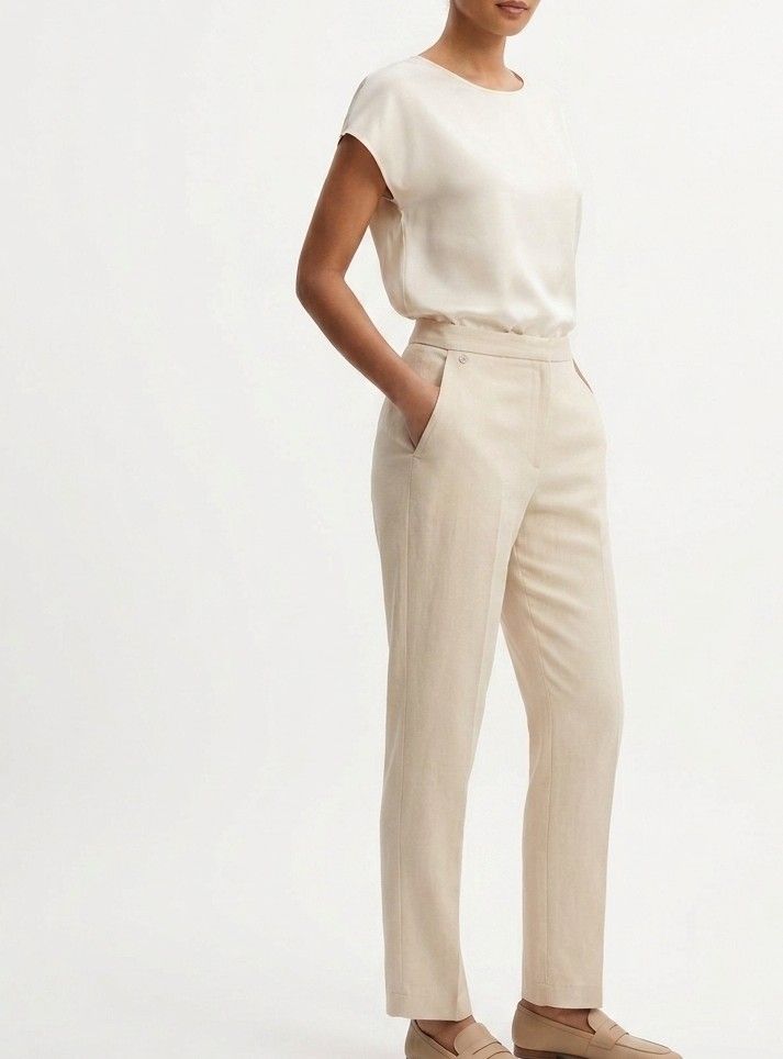​Lyocell cigarette trousers