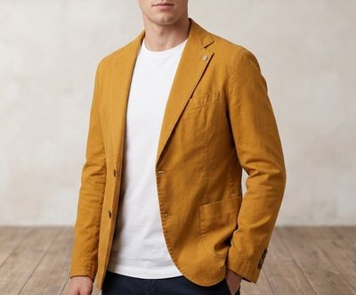 Slim-fit twill jacket Slim-fit twill jacket