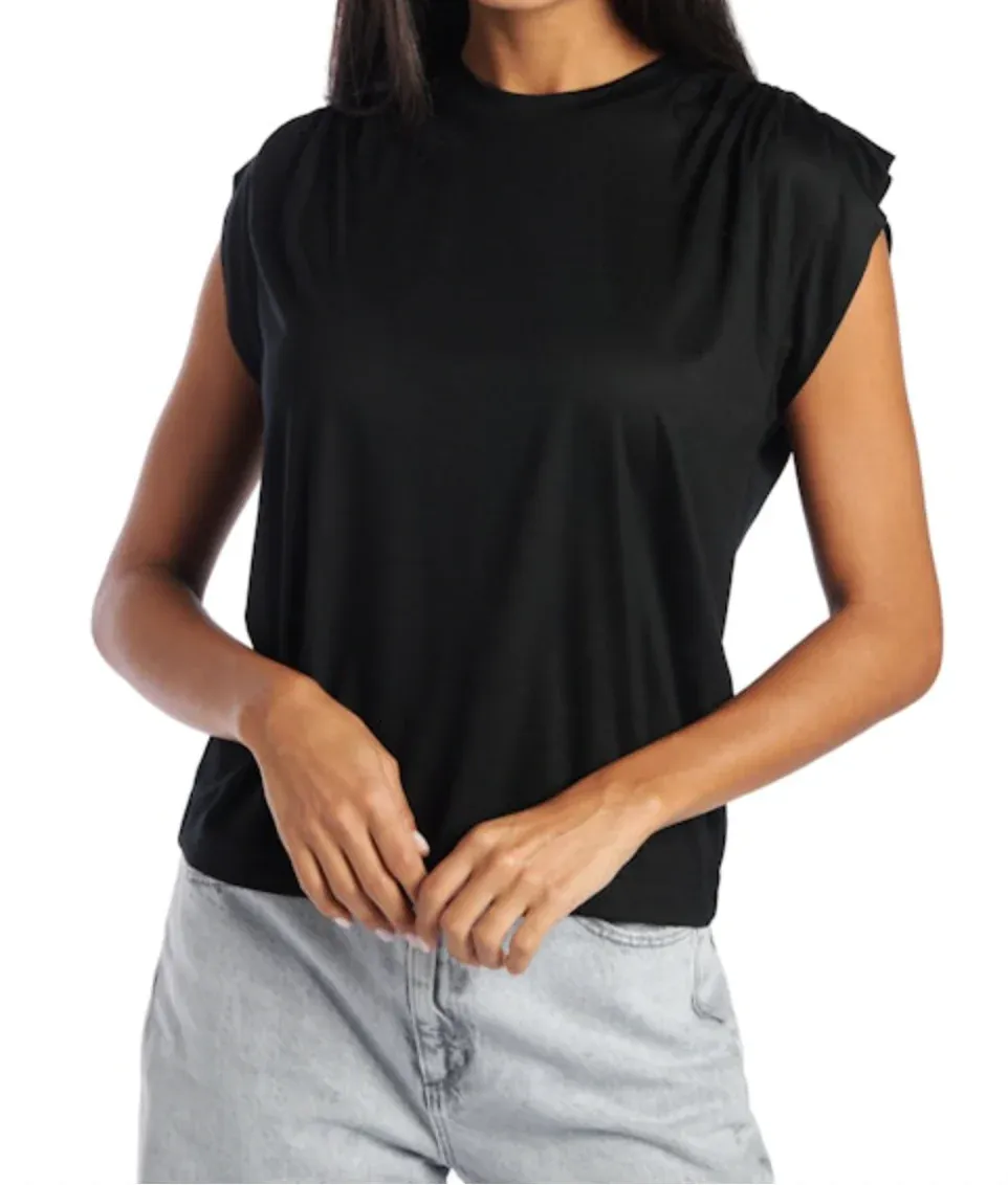 Regular-fit lyocell T-shirt