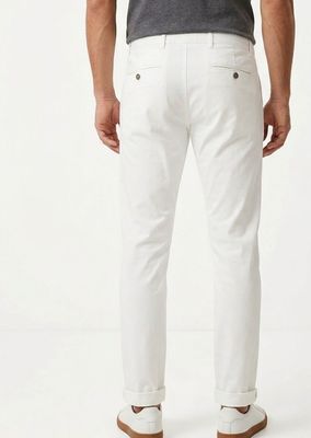 Slim-fit chino twill pants