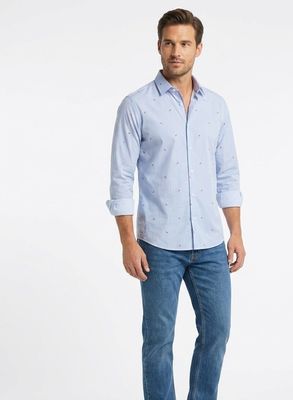 Slim-fit striped shirt