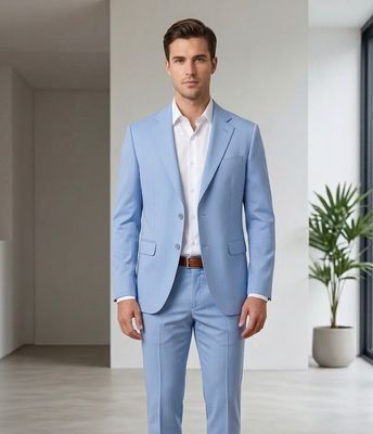 Slim-fit tailored single-breasted jacket Slim-fit tailored single-breasted jacket