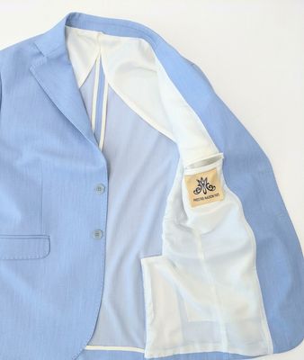 Slim-fit tailored single-breasted jacket