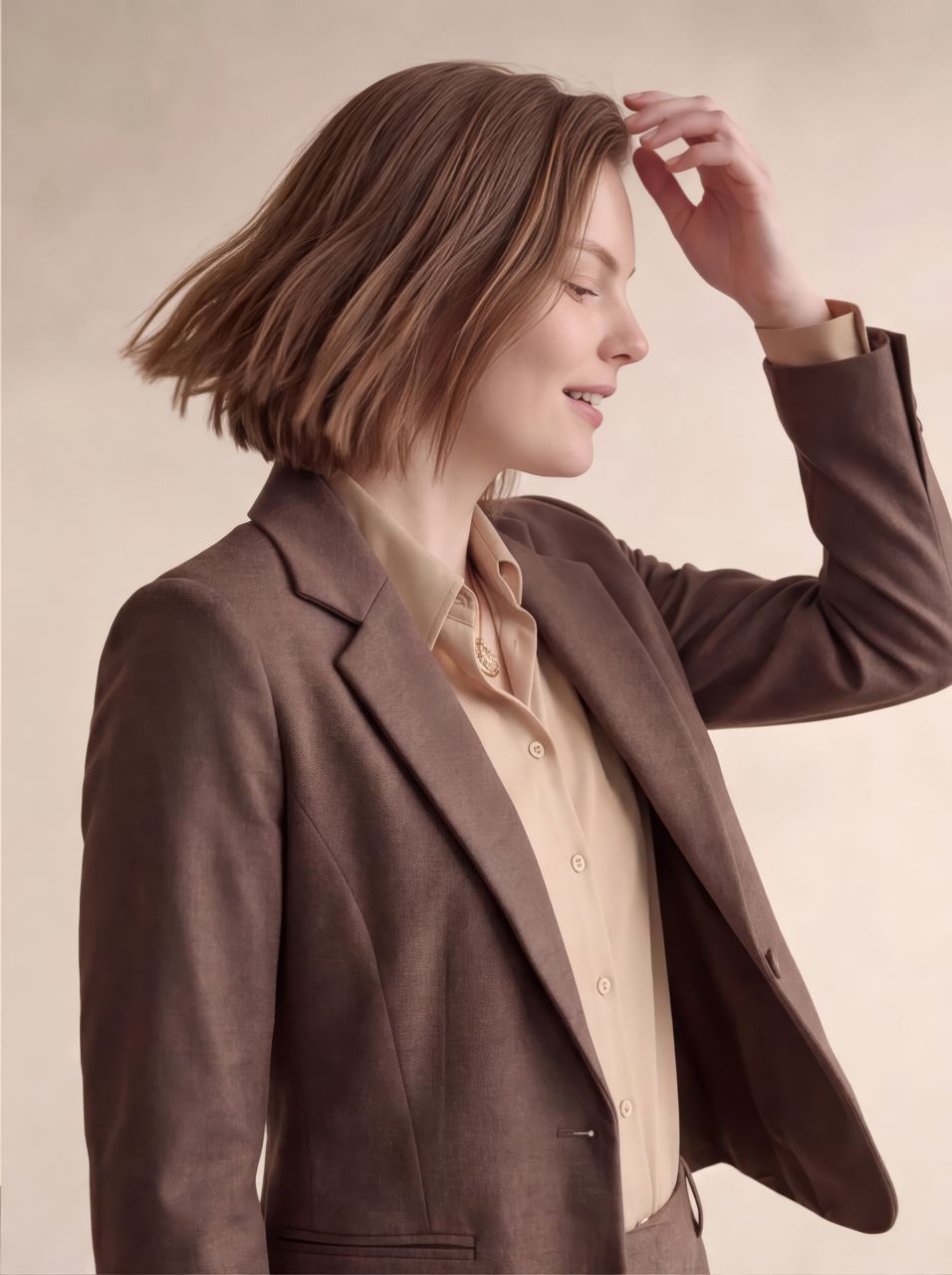 ​Slim-fit textured jacket