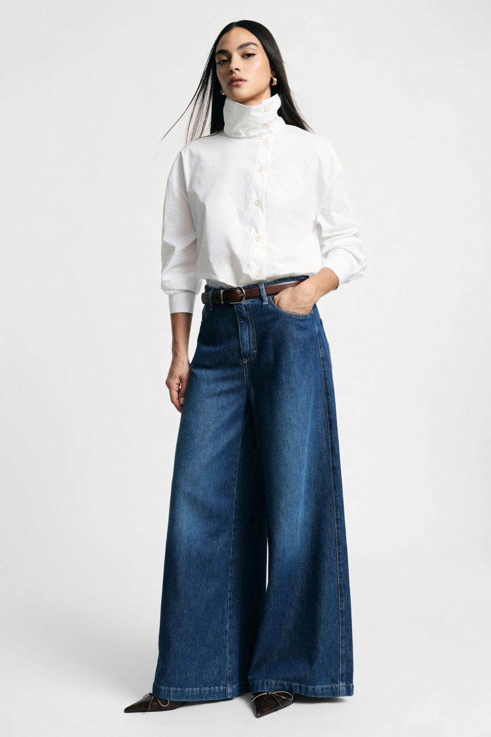 ​Super-flare palazzo jeans