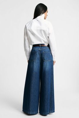 ​Super-flare palazzo jeans