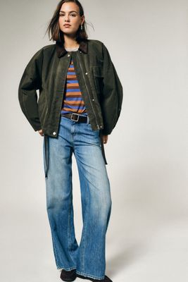 ​Faded palazzo jeans