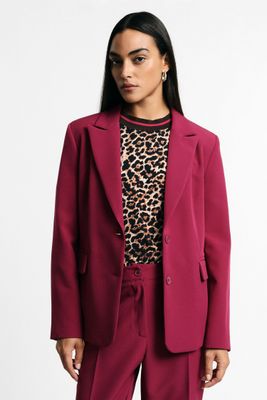 ​Slim-fit single-breasted blazer