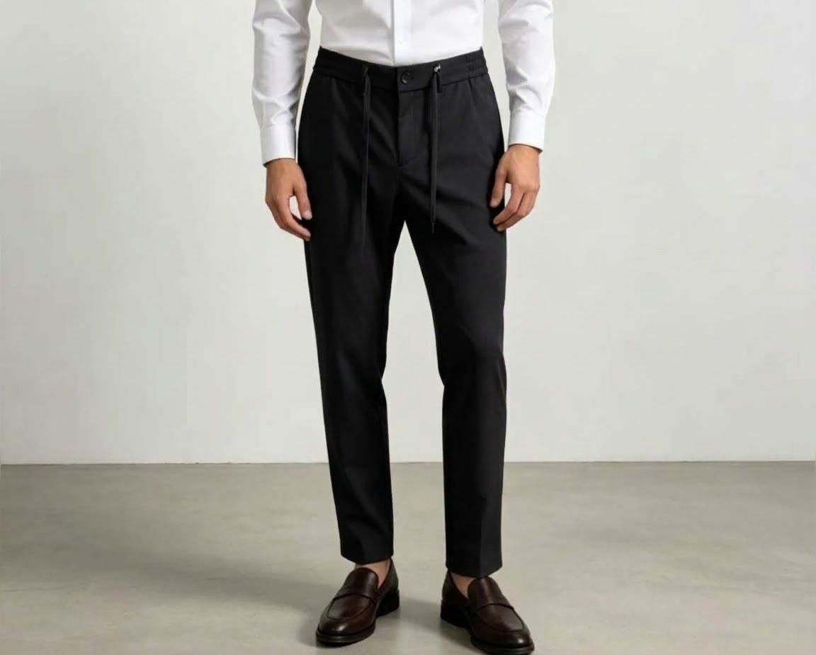 Chino pants in technical fabric